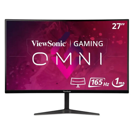 Monitor ViewSonic Gaming Curvo - 27’’ - VA - Full HD - 165 Hz (VX2718-PC-MHD) - Monitores