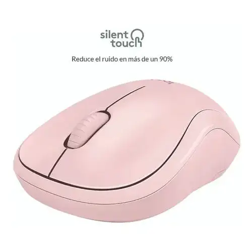 Mouse Inalámbrico Logitech M220 Silent Rosa (910-006126)