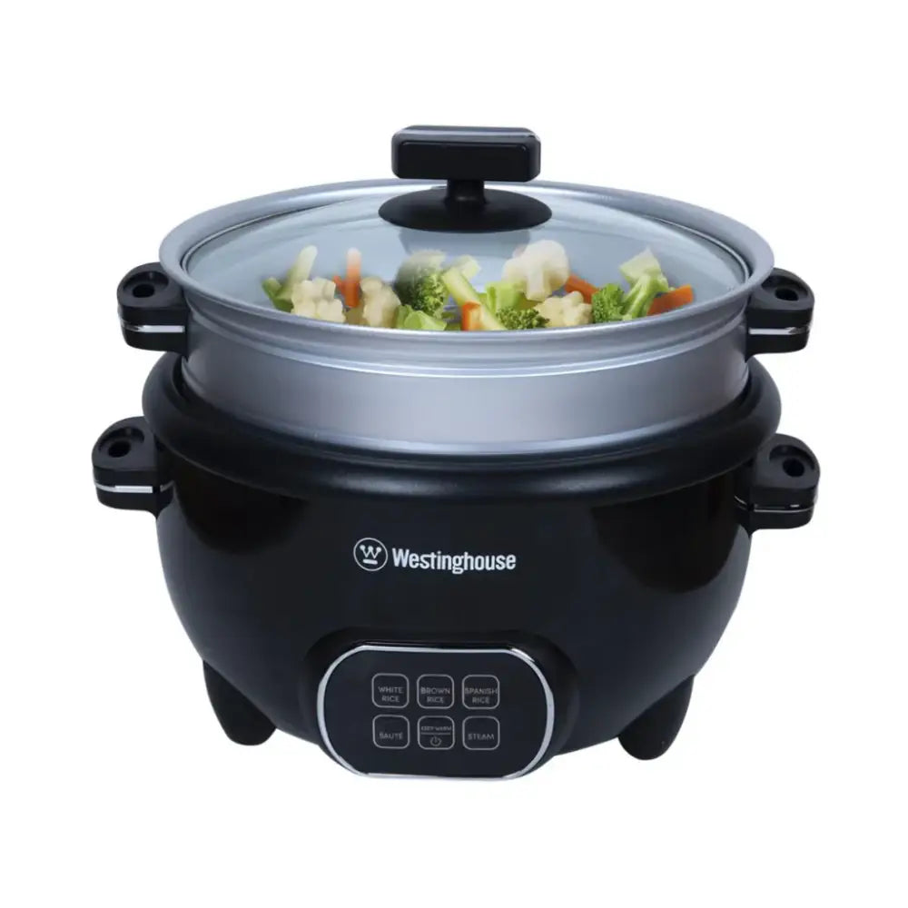 Olla Arrocera Digital 10 Tazas Westinghouse Negra (WKRCD1020) - Ollas Arroceras