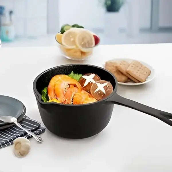 Olla de Hierro Fundido Pre-Sazonada para Asador y horno 1.2 qt Jim Beam (JB0204) - Ollas