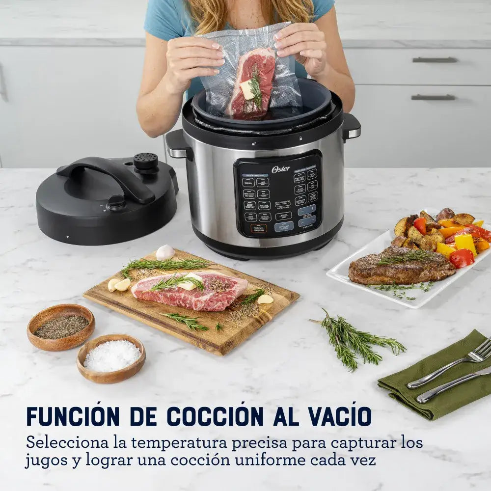 Olla Multifuncional Oster Multiolla Turbo 5.7 Litros (CKSTPCECT57DF) - Ollas Multiusos