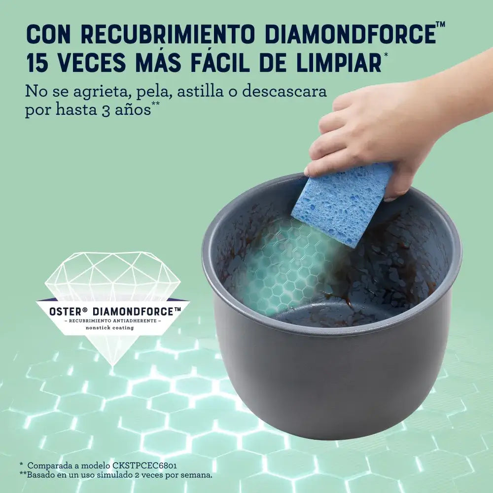 Olla Multifuncional Oster Multiolla Turbo 5.7 Litros (CKSTPCECT57DF) - Ollas Multiusos