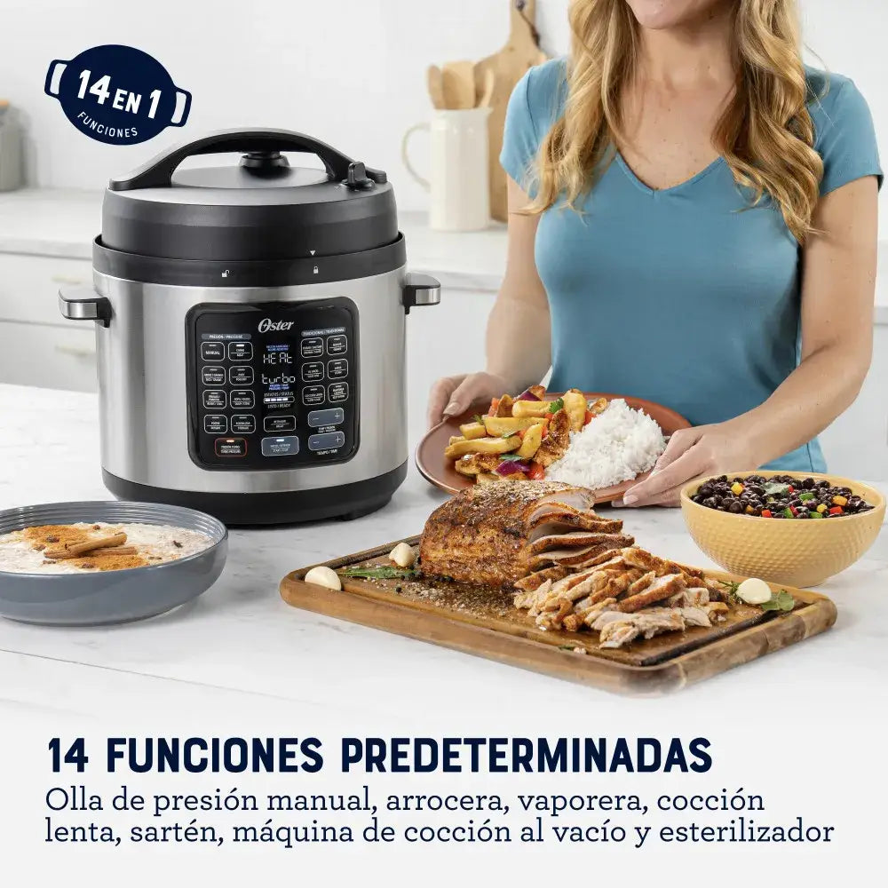 Olla Multifuncional Oster Multiolla Turbo 5.7 Litros (CKSTPCECT57DF) - Ollas Multiusos