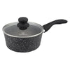 Olla con Tapa Acabado Mármol 18 cm Westinghouse Negro (WCSP0009018MBB) yapcr.com Costa Rica
