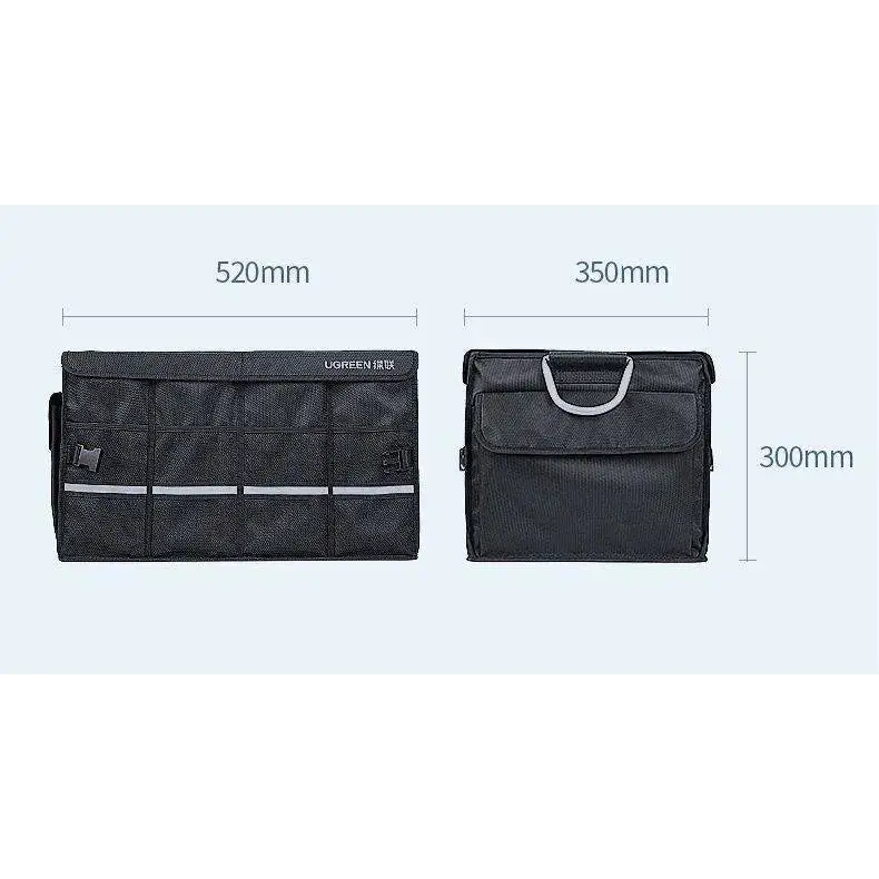 Organizador Multifuncional de 55L Ugreen LP256 Negro (80710) - para auto