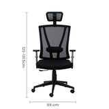 Silla de Escritorio Tokoa Ergonómica Ejecutiva (OS-2159) yapcr.com Costa Rica