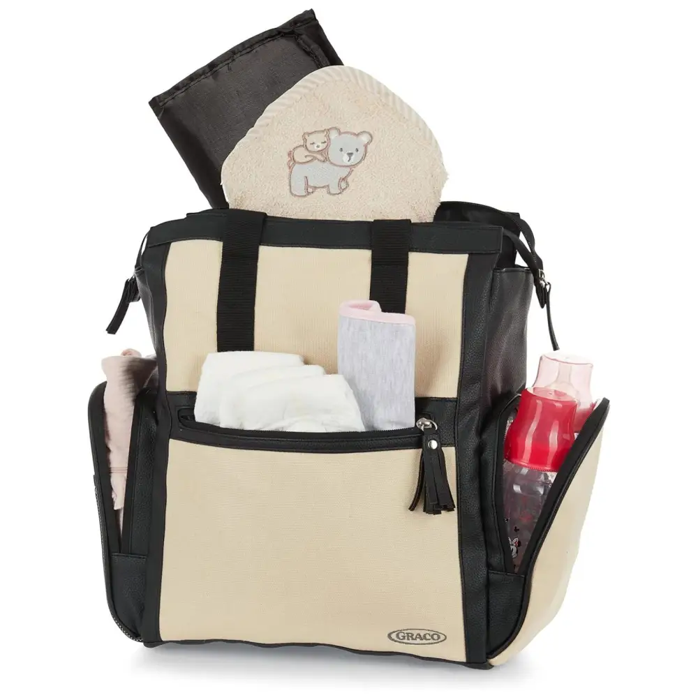 Pañalera Convertible Graco Diaper Bag (DB30554-048-GRY) - Bolsos