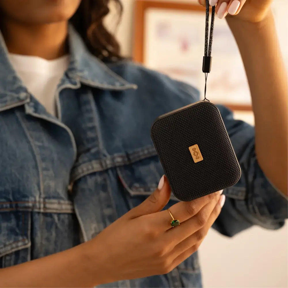 Parlante Inalámbrico Portátil Bluetooth House of Marley Jammin Negro (EM-JA026-SB) - Parlantes