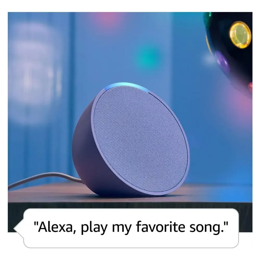Parlante Inteligente Amazon Echo Pop Lavanda - Parlantes