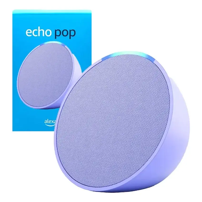 Parlante Inteligente Amazon Echo Pop Lavanda - Parlantes