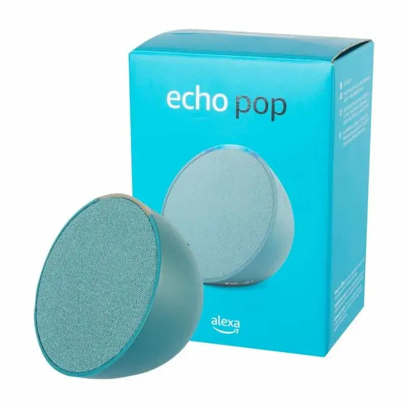 Parlante Inteligente Amazon Echo Pop Turquesa - Parlantes