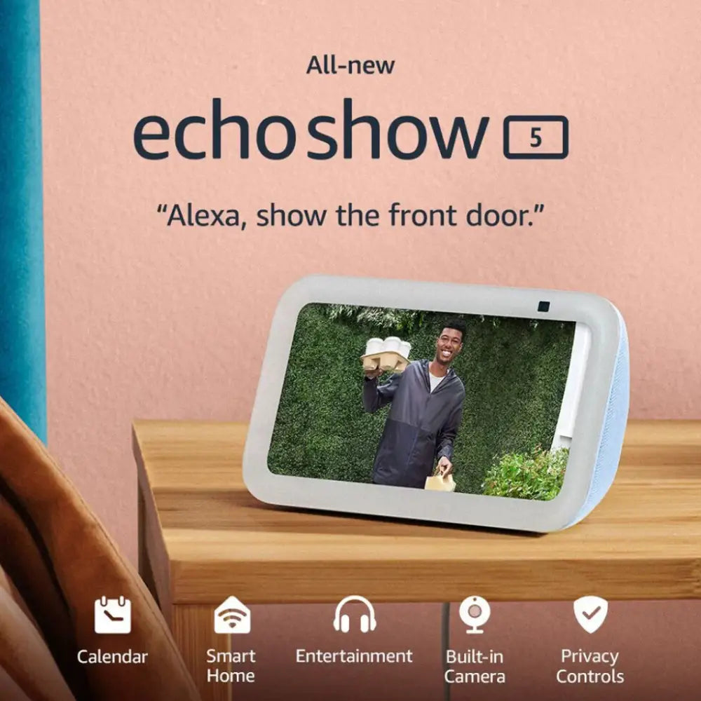 Parlante Inteligente con Pantalla Amazon Echo Show 5 3ra Generación Celeste - Parlantes
