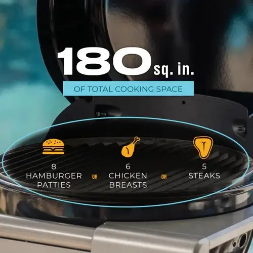Parrilla Eléctrica Tablet Bistro PRO 180 Negra Char-Broil (CB25302162) - Parrillas