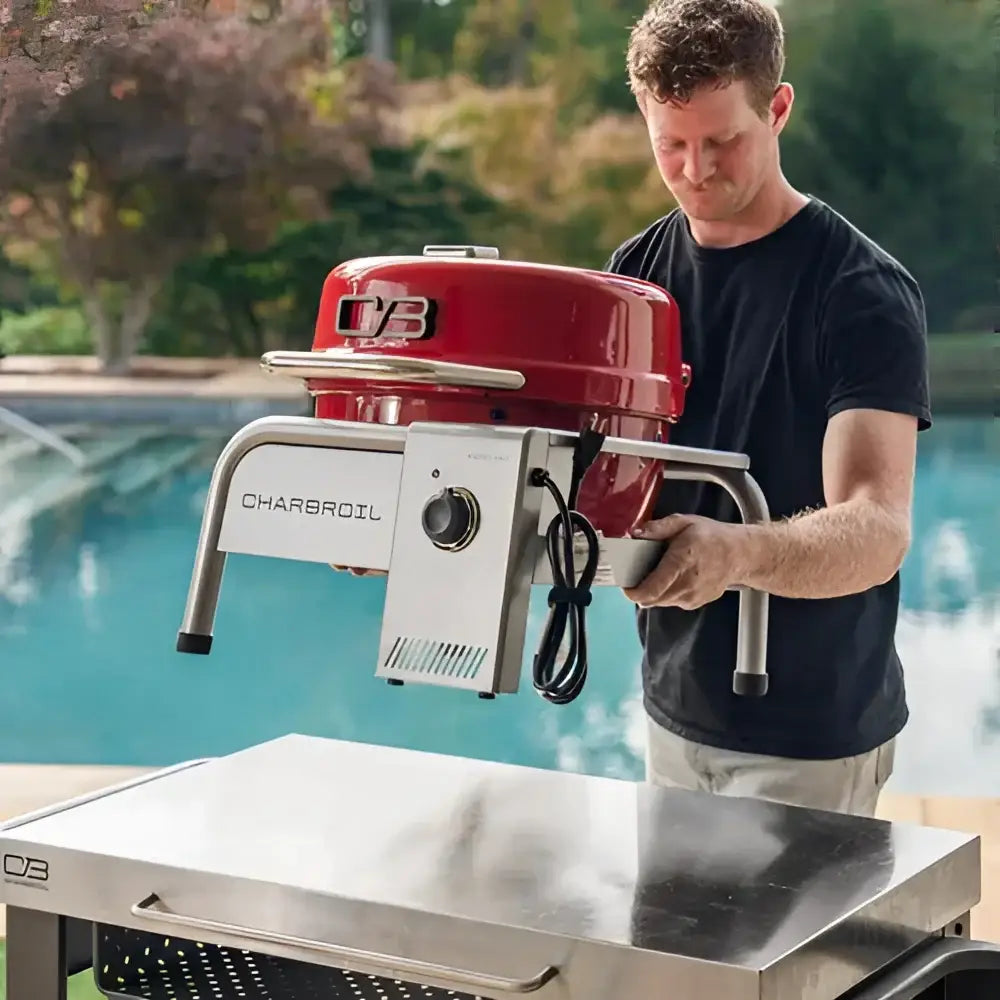 Parrilla Eléctrica Tablet Bistro PRO 180 Roja Char-Broil (CB25302150) - Parrillas