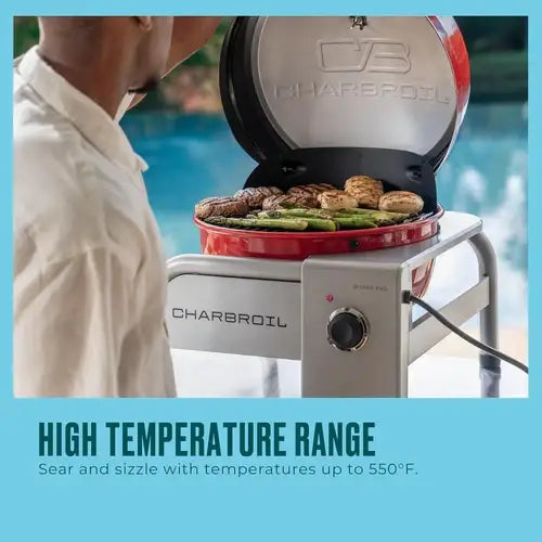 Parrilla Eléctrica Tablet Bistro PRO 180 Roja Char-Broil (CB25302150) - Parrillas