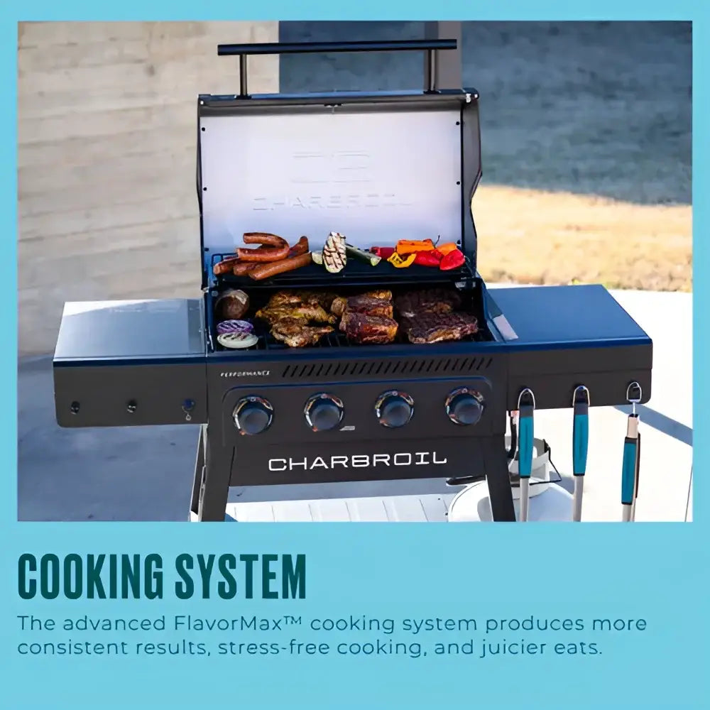 Parrilla a Gas Char-Broil 4Q Performance FlavorMax 435 (463348925) - Parrillas