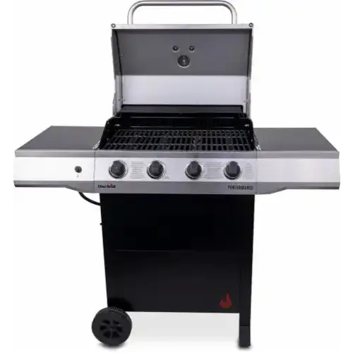 Parrilla Gas Performance Char-Broil de 32.000 BTU 4Q Acero-Porcelana (463350722) yapcr.com Costa Rica