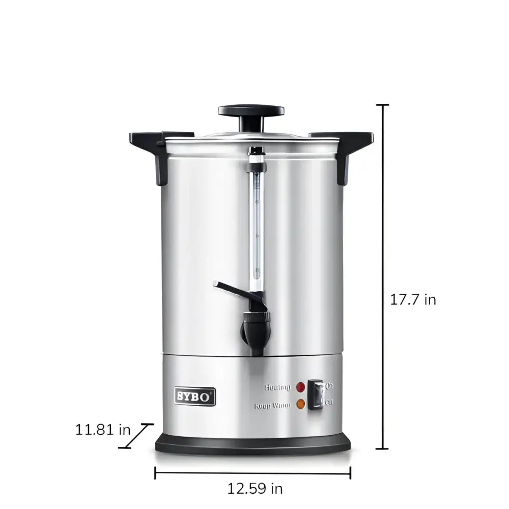 Percolador de Acero Inoxidable 100 tazas Sybo (SY-SR-CP-100B) - Percoladores