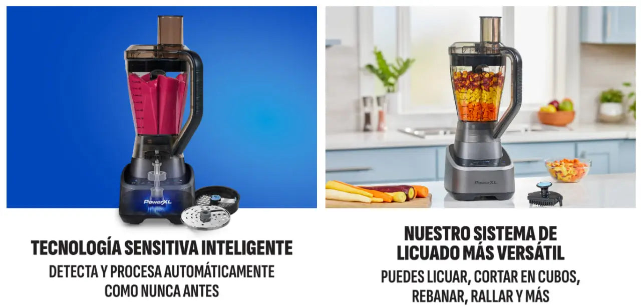 Licuadora y procesador de alimentos Sensimax 2L con funciones sensitivas inteligentes