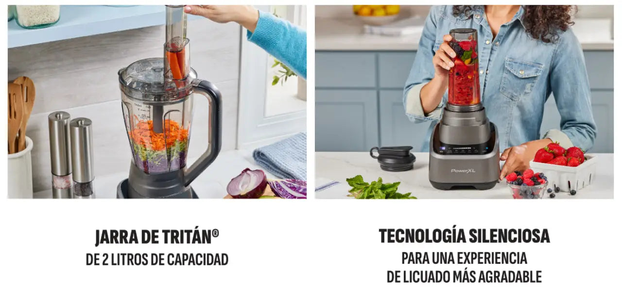 Licuadora y procesador de alimentos Sensimax 2 Litros PowerXL con funciones sensitivas inteligentes