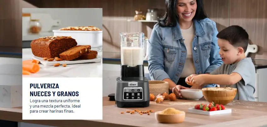 Food processor Oster Licuadora Profesional Xtreme Mix con tecnología reversible y vidrio resistente