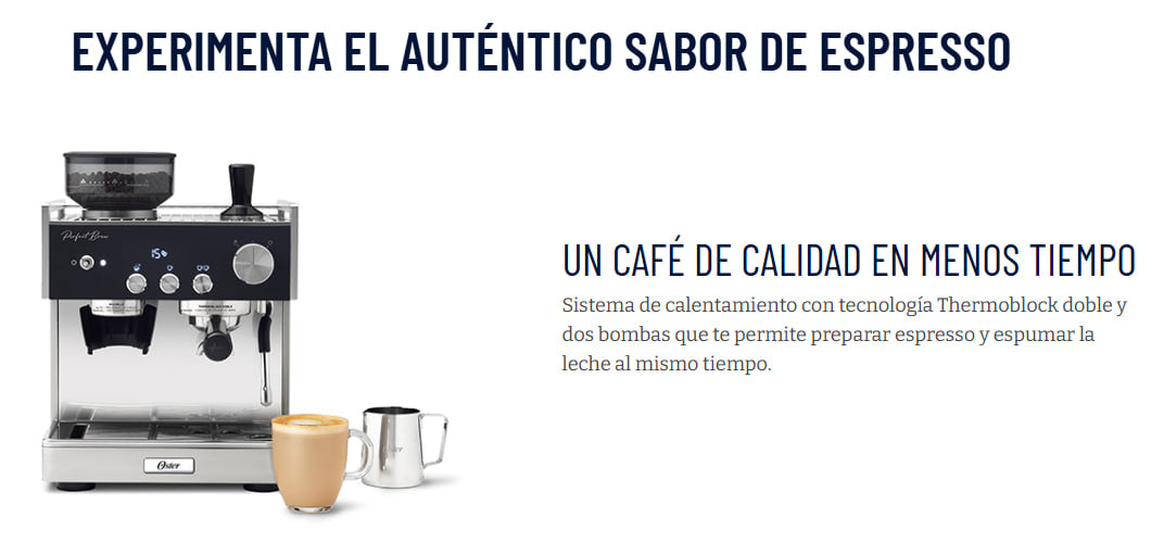Máquina para Espresso Perfect Brew Oster (BVSTEM7400)