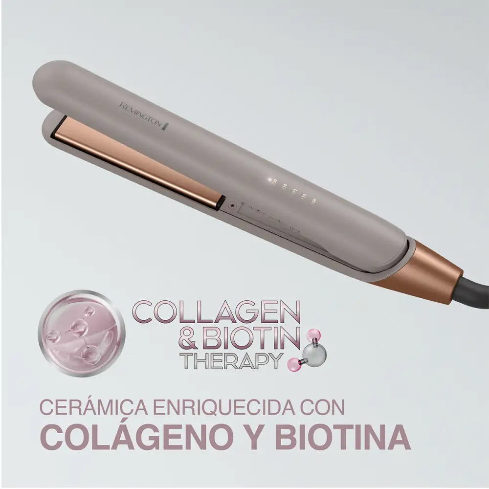 Plancha Alisadora de Cabello Colágeno y Biotina Remington (S31A-110F) - Planchas