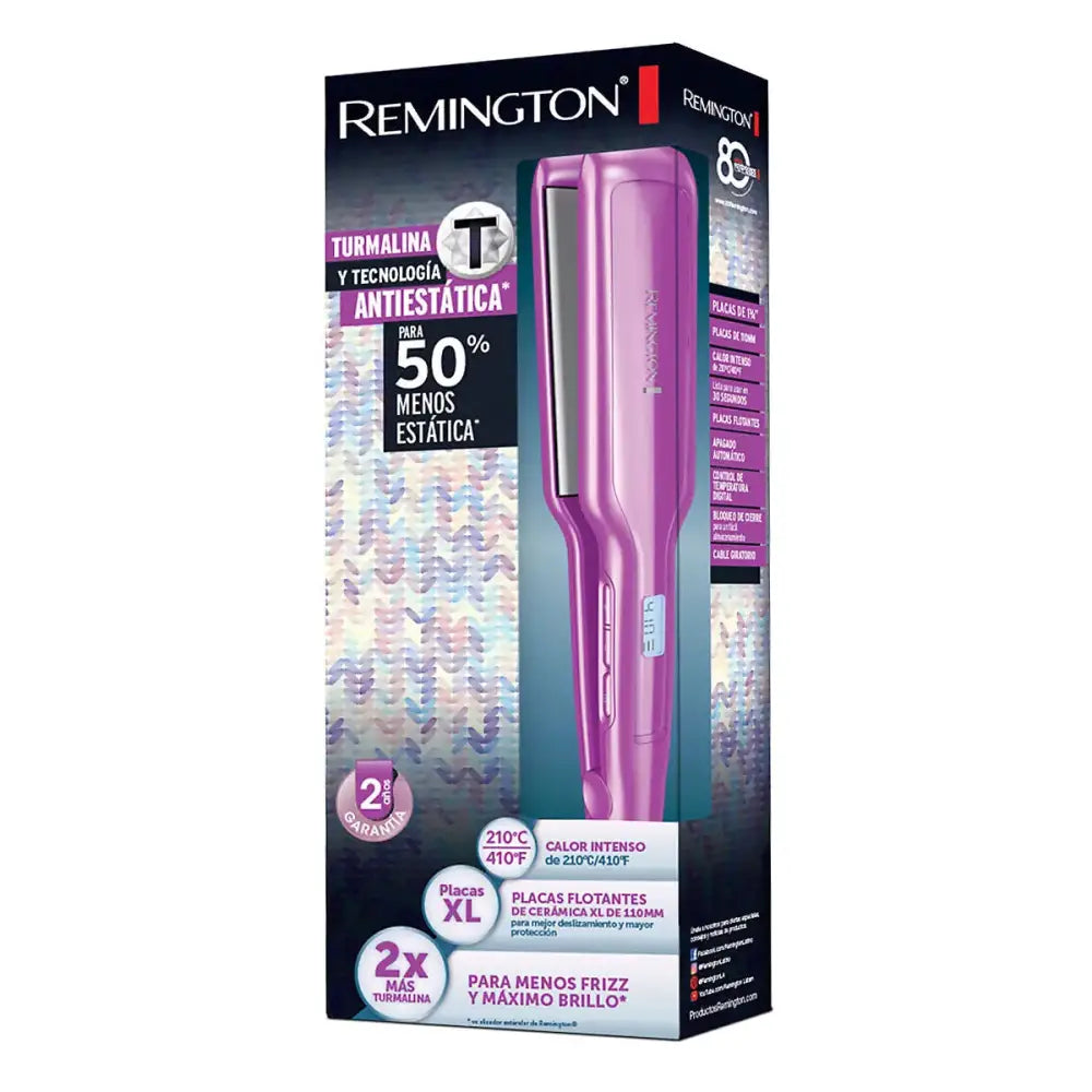 Plancha Alisadora con Turmalina y Anti-Estática Remington (S5520) - Planchas para Cabello