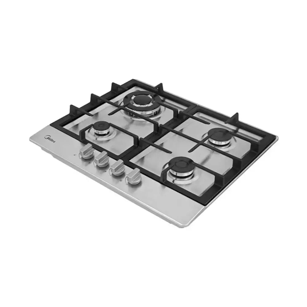 Plantilla de Gas Empotrable 24’’ Acero 4 Quemadores Midea (MTGB24R3402GS) - Plantillas