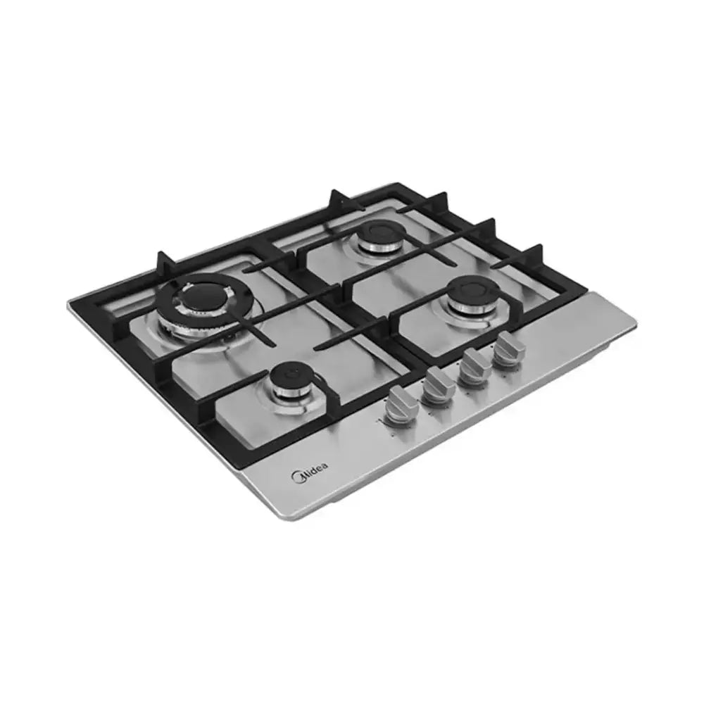 Plantilla de Gas Empotrable 24’’ Acero 4 Quemadores Midea (MTGB24R3402GS) - Plantillas