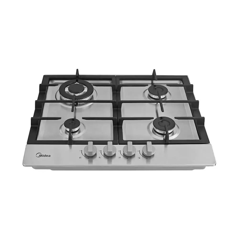 Plantilla de Gas Empotrable 24’’ Acero 4 Quemadores Midea (MTGB24R3402GS) - Plantillas
