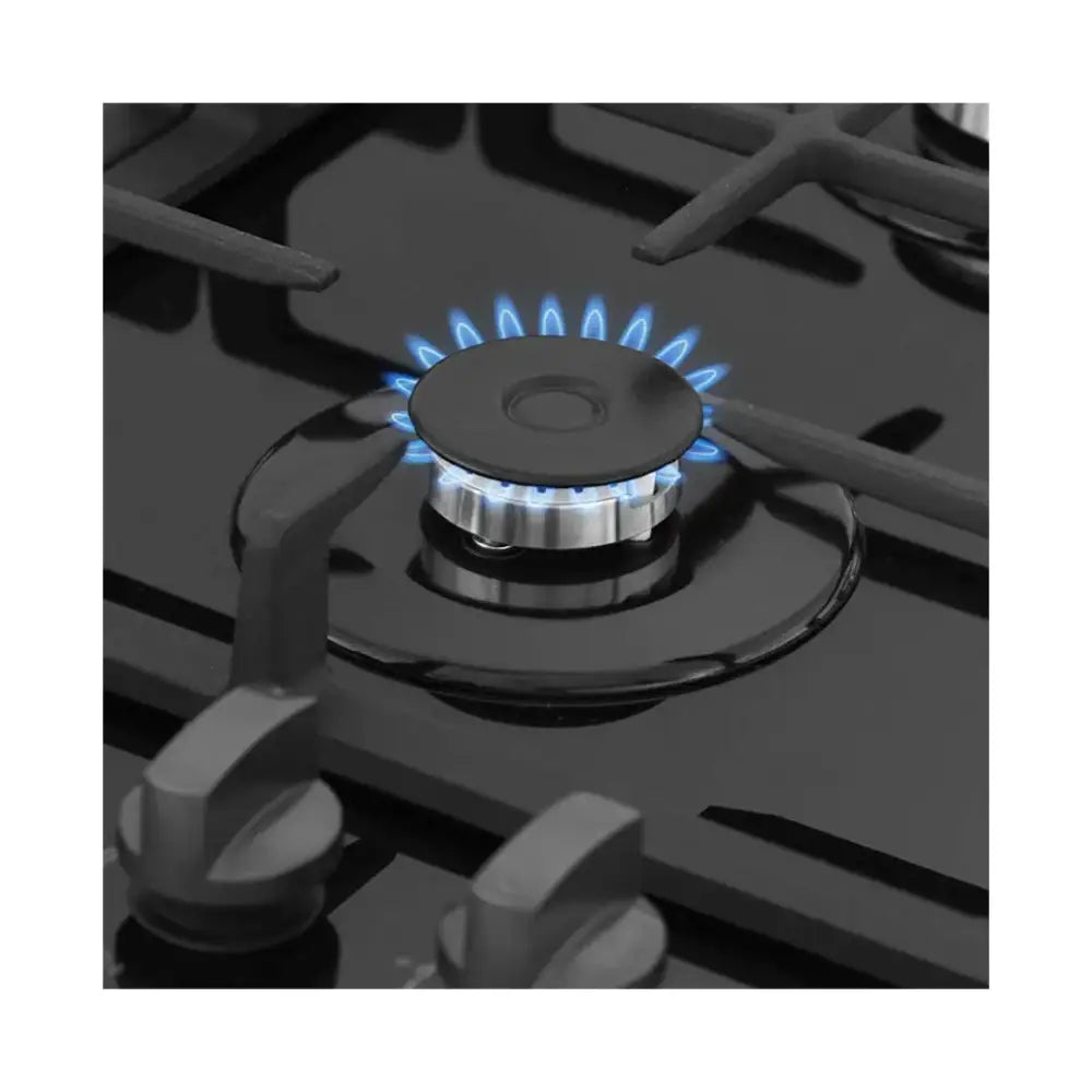 Plantilla de Gas Empotrable 24’’ Vidrio Negro Midea (MTGB24R3402GG) - Plantillas