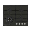 Plantilla de Gas Empotrable 24’’ Vidrio Negro Midea (MTGB24R3402GG) - Plantillas