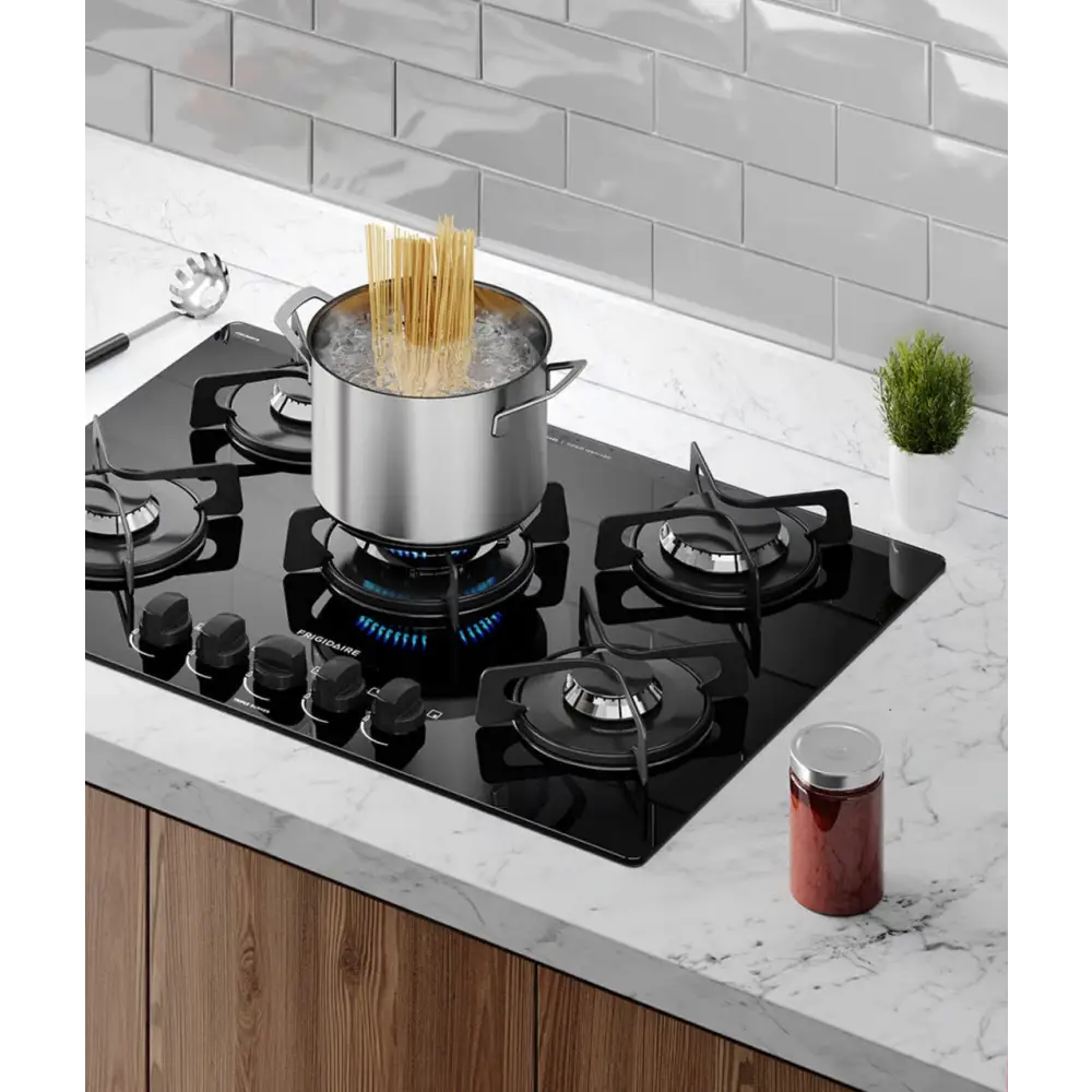 Plantilla de Gas Empotrable 30’’ con 5 Quemadores Frigidaire (FTGC3050VB) - Plantillas