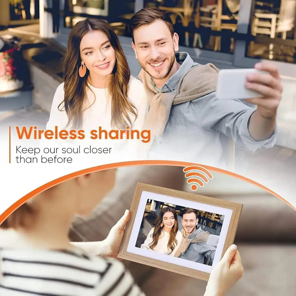 Portarretratos Digital Inteligente WiFi 10.1’’ con Pantalla Táctil Full HD (101F)