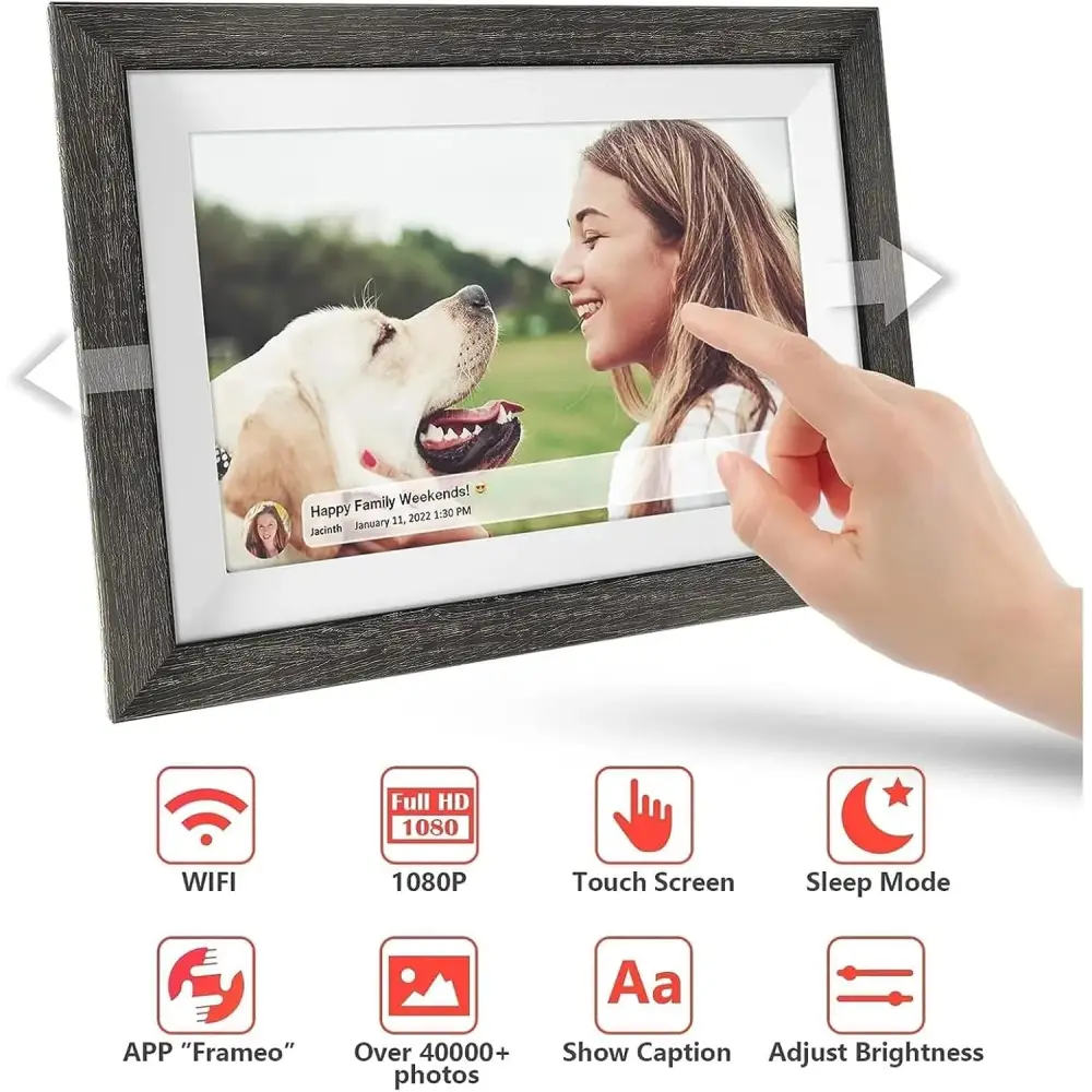 Portarretratos Digital Inteligente WiFi 10.1’’ con Pantalla Táctil Full HD (101F)