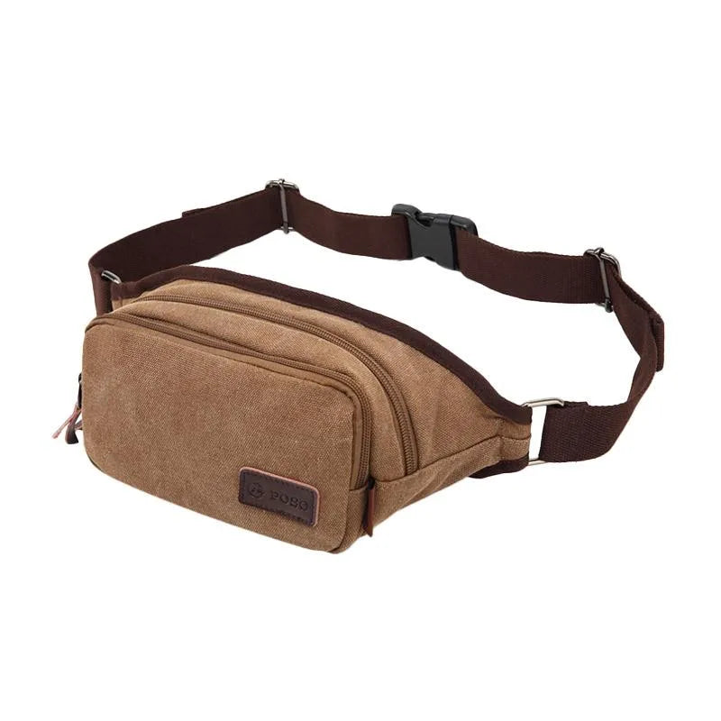 Bolso Tipo Canguro Poso PS-208 Café yapcr.com Costa Rica