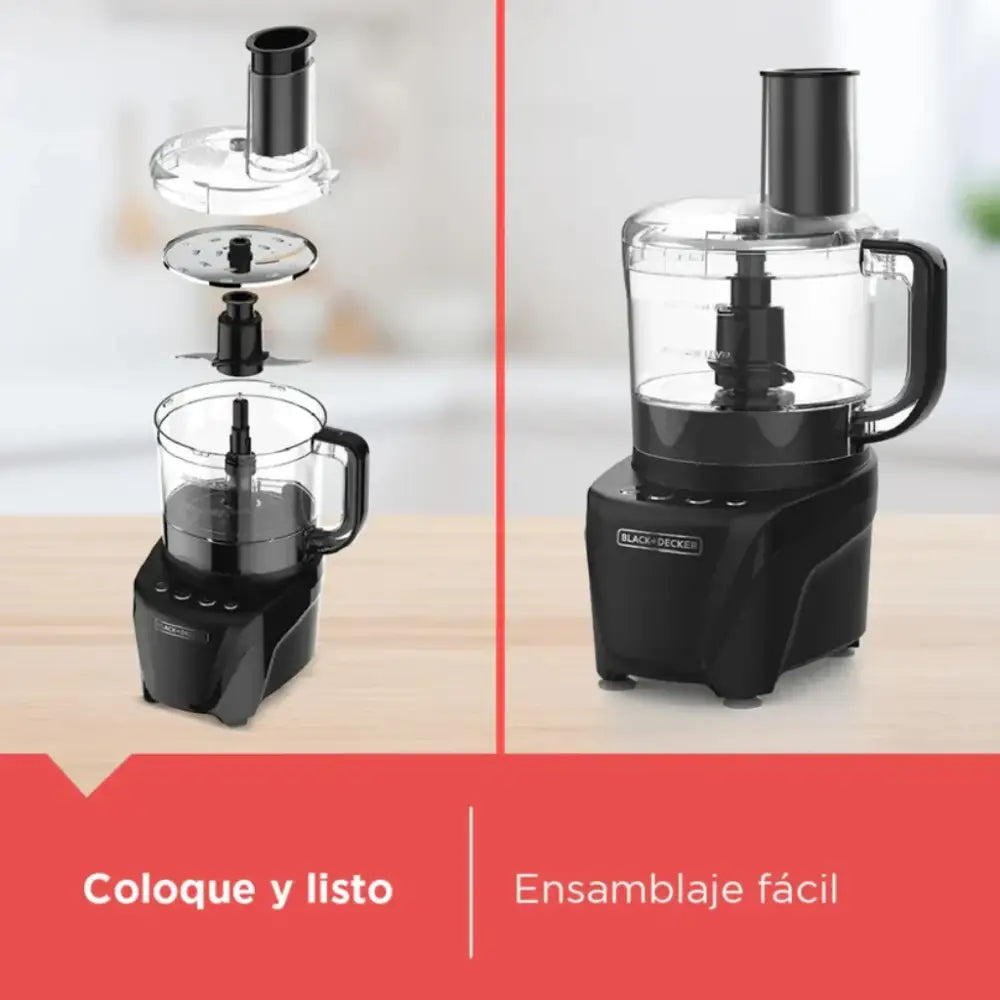 Procesador de Alimentos 8 Tazas Black + Decker Negro (FP4342 0BDLA) Procesadores