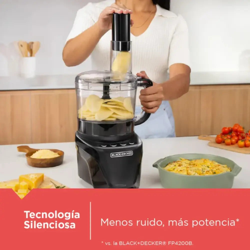 Procesador de Alimentos 8 Tazas Black + Decker Negro (FP4342 0BDLA) Procesadores