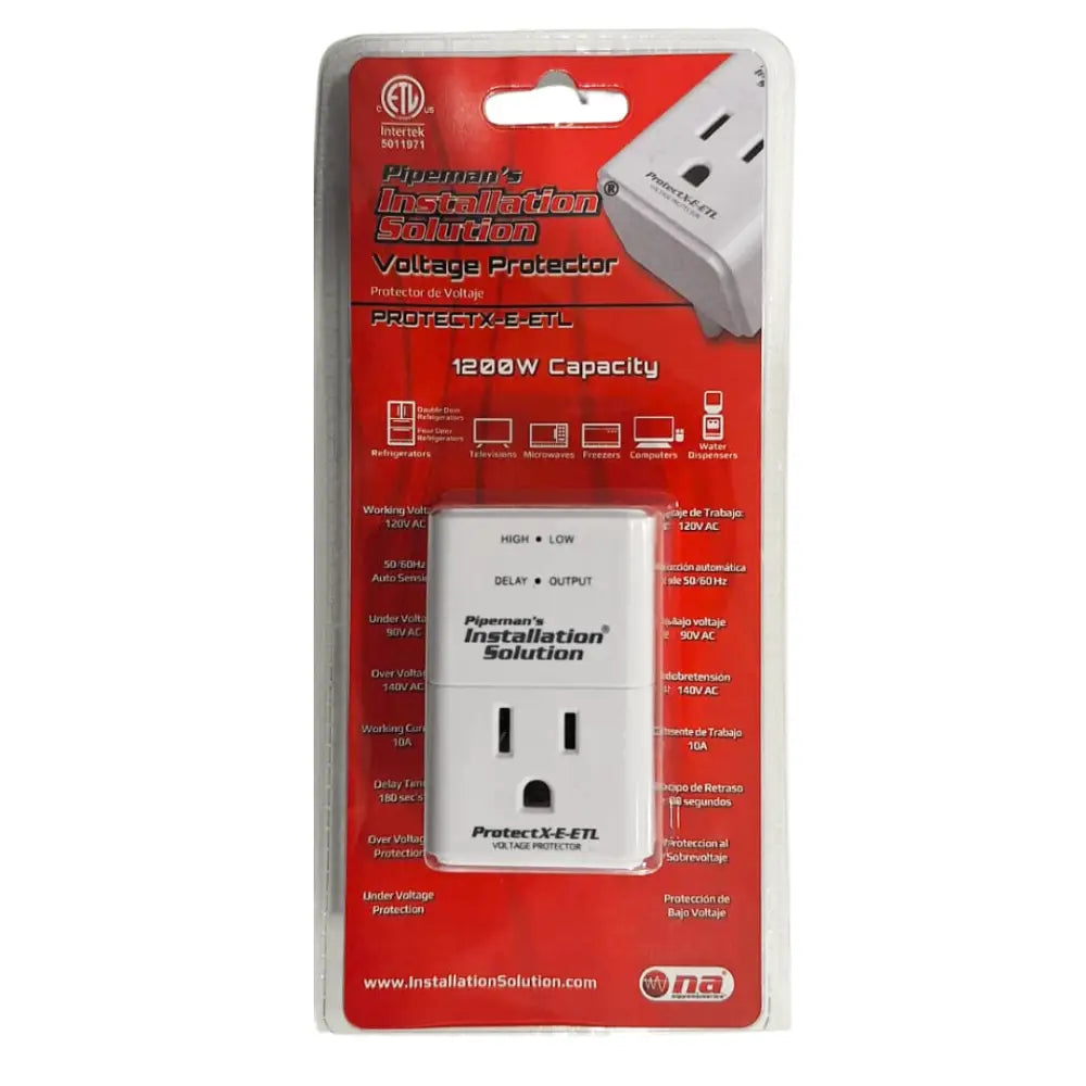 Protector de Picos 1 Toma 1200W Nippon (PROTECTX-E-ETL) - Protectores Voltaje