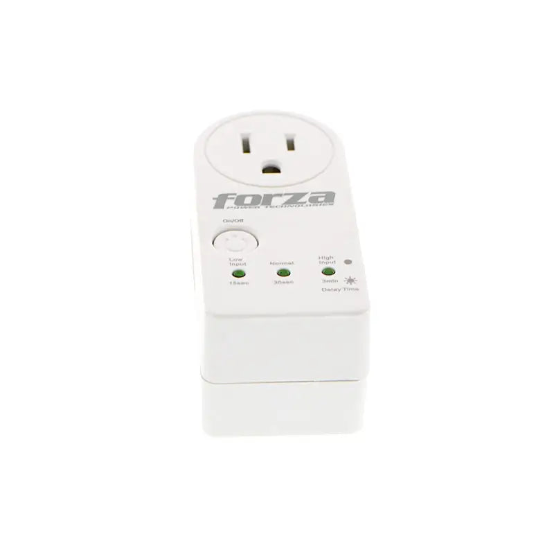 Protector de Voltaje Forza 900J/1800W 1 Salida 110V Blanco (FVP-1201B) - Protectores