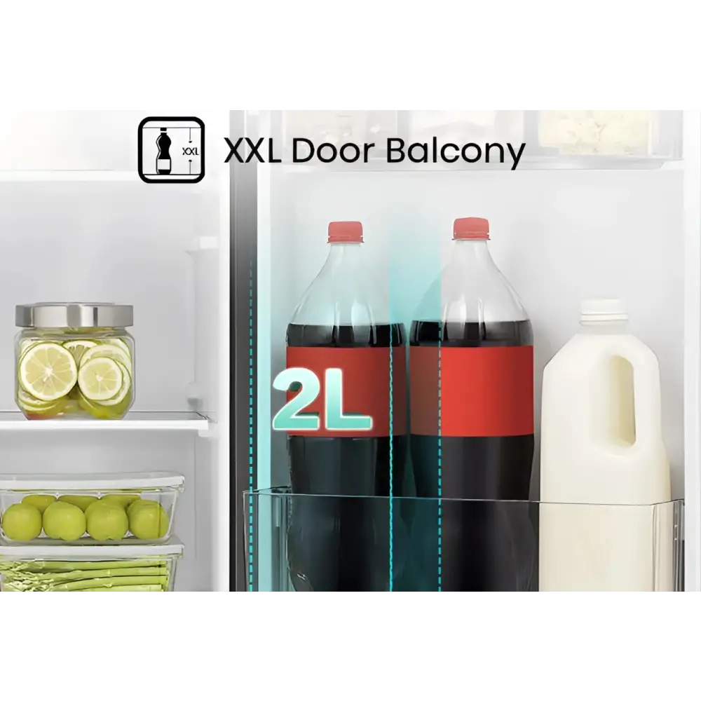 Refrigeradora Semiautomática 7 Pies con Dispensador Hisense (RR63D6WGX1) - Refrigeradoras