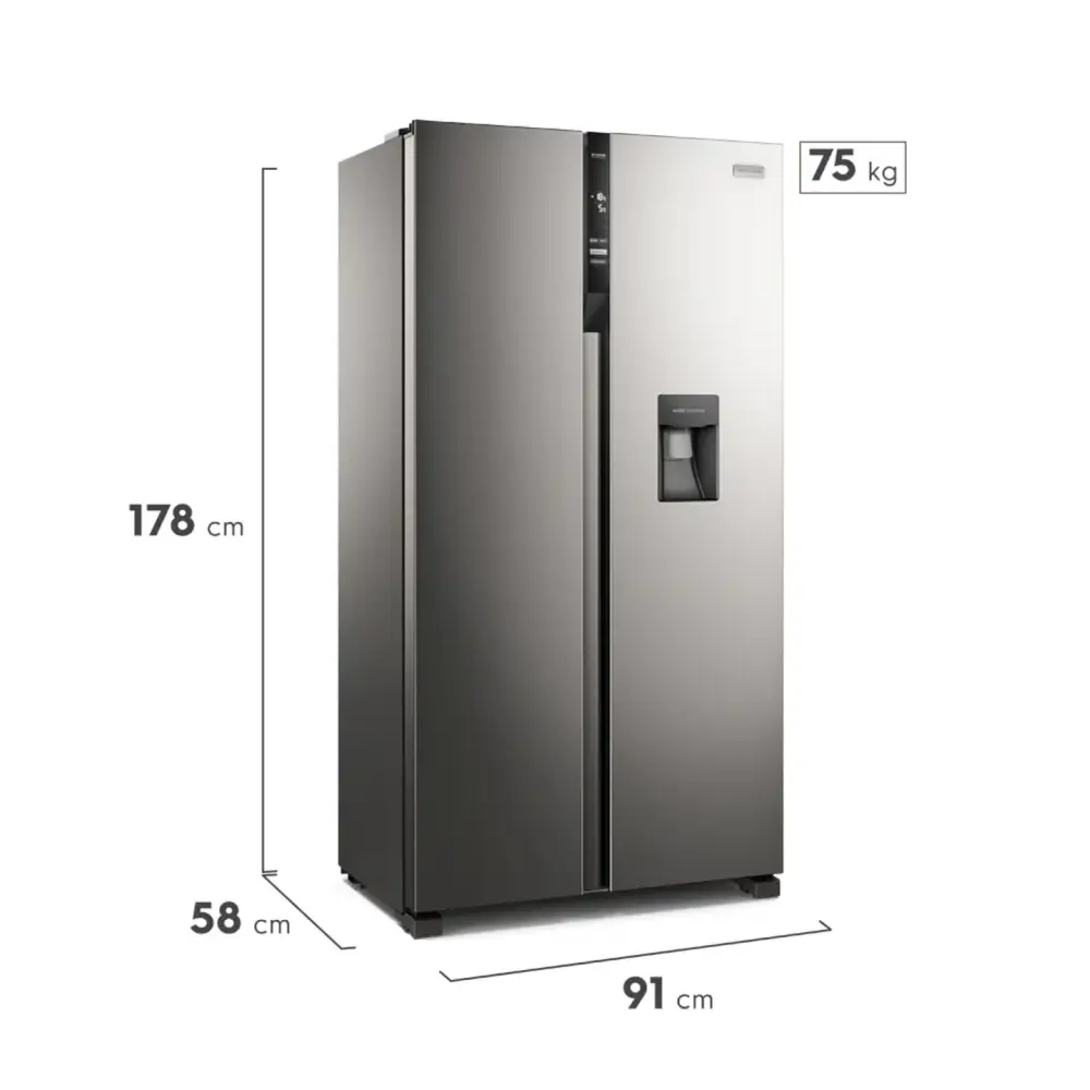 Refrigeradora Side by 15 Pies Inverter Frigidaire (FRSA15K2HVG) - Refrigeradoras