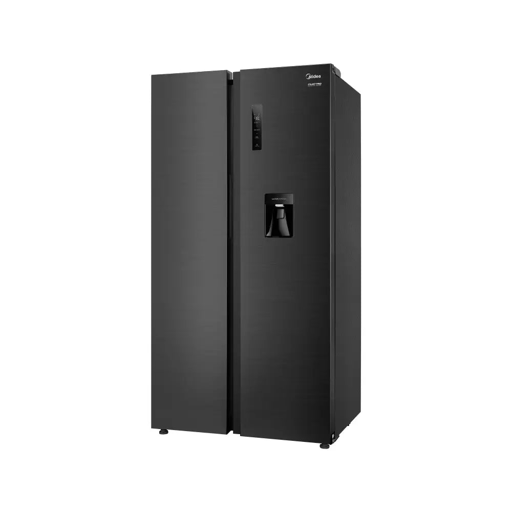 Refrigeradora Side by 20 Pies con Wi Fi Midea Inverter Quattro Jazz Black (MDRS710FGM28W) Refrigeradoras