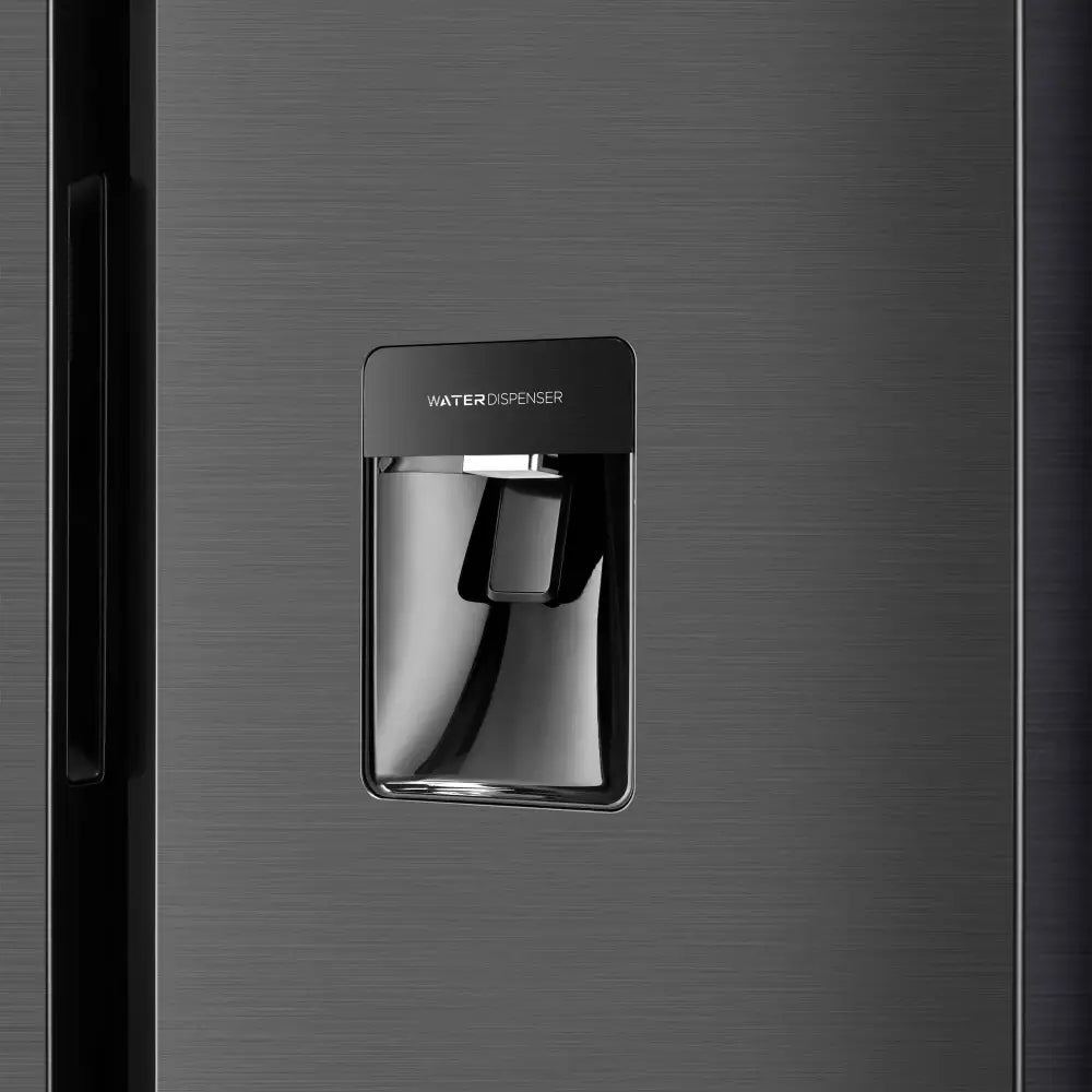 Refrigeradora Side by 20 Pies con Wi Fi Midea Inverter Quattro Jazz Black (MDRS710FGM28W) Refrigeradoras