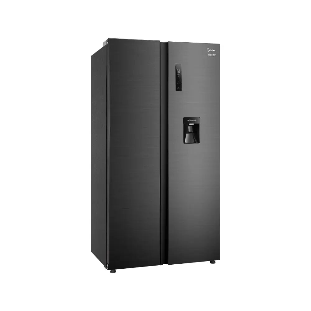 Refrigeradora Side by 20 Pies con Wi Fi Midea Inverter Quattro Jazz Black (MDRS710FGM28W) Refrigeradoras