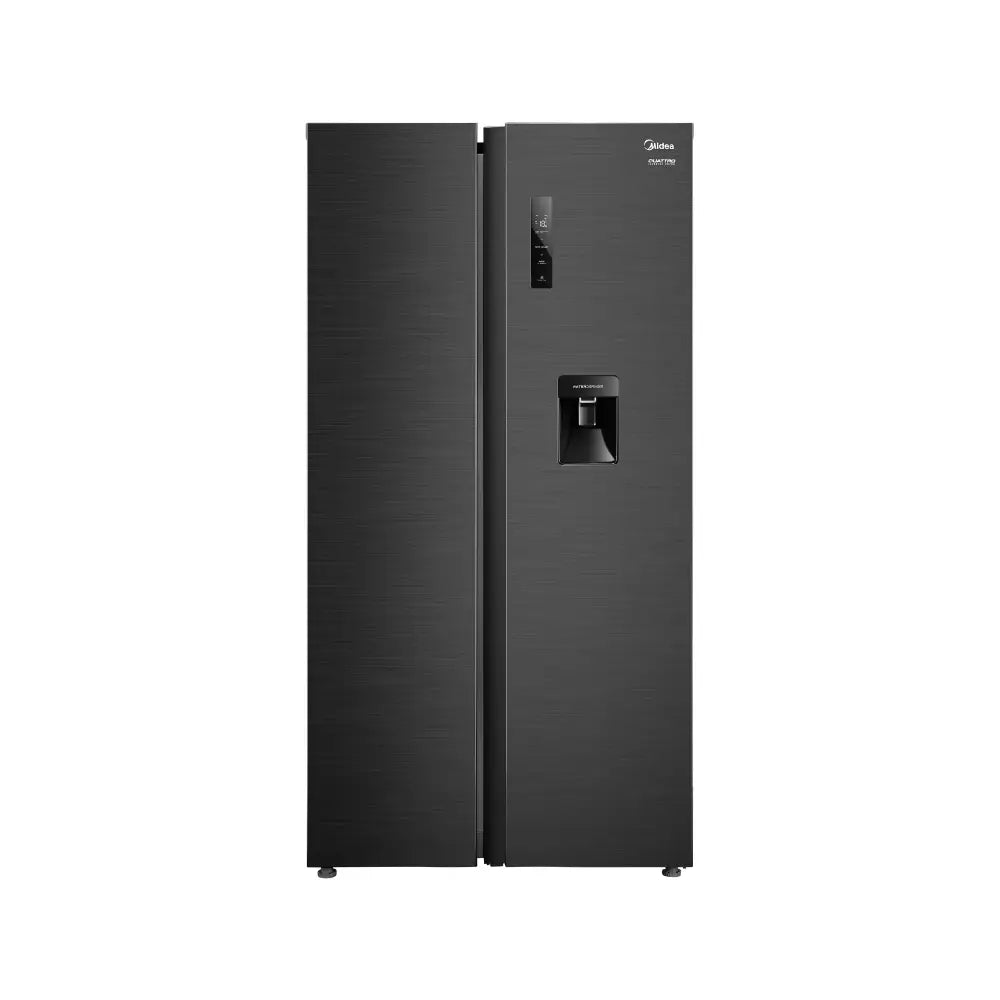 Refrigeradora Side by 20 Pies con Wi Fi Midea Inverter Quattro Jazz Black (MDRS710FGM28W) Refrigeradoras
