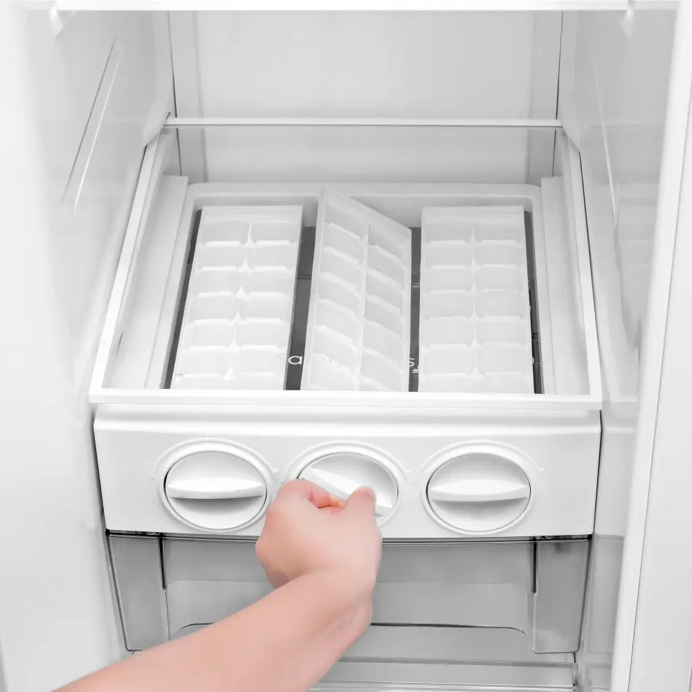 Refrigeradora Side by 20 Pies con Wi Fi Midea Inverter Quattro Jazz Black (MDRS710FGM28W) Refrigeradoras