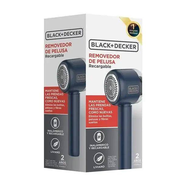 Removedor de Pelusa Recargable Black + Decker Azul (FS1200LA) - Planchas para Ropa