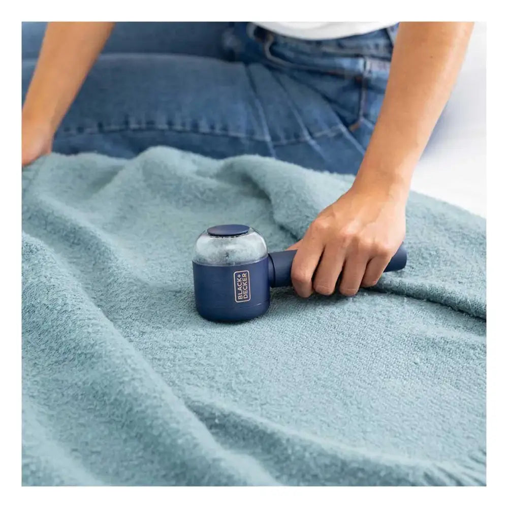 Removedor de Pelusa Recargable Black + Decker Azul (FS1200LA) - Planchas para Ropa